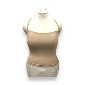 VTG Women’s 4-Way Stretch Tie-Back Spaghetti Strap Shapewear Cami Tank, size M